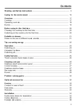 Preview for 3 page of Miele ProLine CS 1013-1 Operating And Installation Instructions