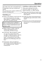 Preview for 23 page of Miele ProLine CS 1013-1 Operating And Installation Instructions