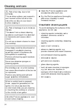 Preview for 26 page of Miele ProLine CS 1013-1 Operating And Installation Instructions