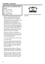 Preview for 22 page of Miele ProLine CS 1018 Operating And Installation Instructions