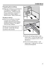 Preview for 45 page of Miele ProLine CS 1018 Operating And Installation Instructions