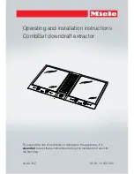 Preview for 1 page of Miele ProLine CSDA 1010 Operating And Installation Instructions