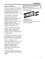 Preview for 23 page of Miele ProLine CSDA 1010 Operating And Installation Instructions