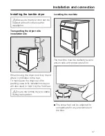 Предварительный просмотр 47 страницы Miele PT 5136 OS Operating And Installation Instructions