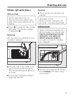 Предварительный просмотр 39 страницы Miele PT 5137 WP Operating And Installation Instructions