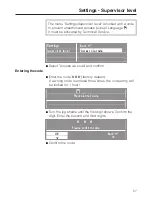 Preview for 57 page of Miele PT 7136 Plus User Manual