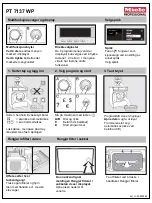 Preview for 1 page of Miele PT 7137 WP Quick Start Manual