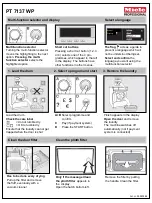 Preview for 2 page of Miele PT 7137 WP Quick Start Manual