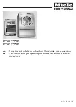 Miele PT 8257 WP Operating And Installation Instructions preview