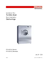 Miele PT 8407 EL Installations Plan preview