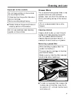 Preview for 21 page of Miele PUR 68 W Operating And Installation Instructions