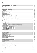 Preview for 2 page of Miele PUR 98 D Operating And Installation Instructions