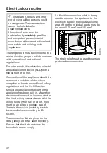 Preview for 42 page of Miele PUR 98 D Operating And Installation Instructions