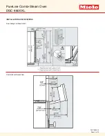 Preview for 6 page of Miele PureLine DGC 6600 XL Installation Manual