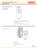 Preview for 8 page of Miele PureLine DGC 6600 XL Installation Manual