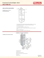 Preview for 9 page of Miele PureLine DGC 6600 XL Installation Manual