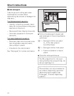 Предварительный просмотр 22 страницы Miele PW 5065 OS Operating And Installation Instructions