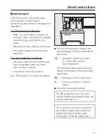 Предварительный просмотр 21 страницы Miele PW 5065 Operating And Installation Instructions