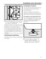 Предварительный просмотр 57 страницы Miele PW 5065 Operating And Installation Instructions