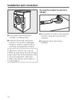 Предварительный просмотр 58 страницы Miele PW 5065 Operating And Installation Instructions