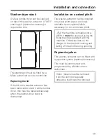 Предварительный просмотр 59 страницы Miele PW 5065 Operating And Installation Instructions