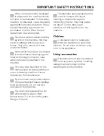 Preview for 5 page of Miele PW 5065 Operating Manual