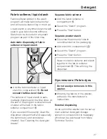 Preview for 27 page of Miele PW 5065 Operating Manual