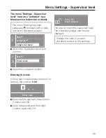 Preview for 59 page of Miele PW 5065 Operating Manual