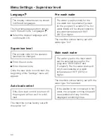 Preview for 60 page of Miele PW 5065 Operating Manual