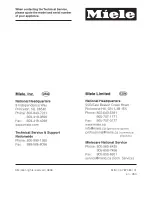 Preview for 64 page of Miele PW 5065 Operating Manual