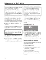 Preview for 16 page of Miele PW 5082 Operating And Installation Instructions