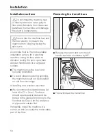 Preview for 50 page of Miele PW 5082 Operating And Installation Instructions