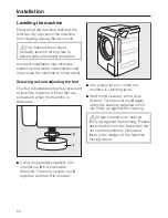 Preview for 52 page of Miele PW 5082 Operating And Installation Instructions