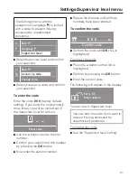 Preview for 61 page of Miele PW 5082 Operating And Installation Instructions