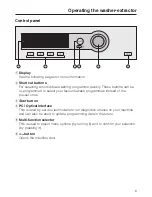 Preview for 9 page of Miele PW 6055 Plus Operating And Installation Instructions