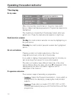 Preview for 10 page of Miele PW 6055 Plus Operating And Installation Instructions