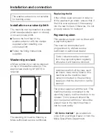 Preview for 52 page of Miele PW 6055 Plus Operating And Installation Instructions