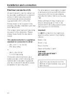 Preview for 60 page of Miele PW 6055 Plus Operating And Installation Instructions