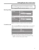 Preview for 67 page of Miele PW 6055 Plus Operating And Installation Instructions