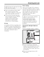 Предварительный просмотр 31 страницы Miele PW 6055 Operating And Installation Instructions