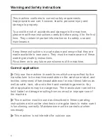 Preview for 6 page of Miele PW 6065 OS Operating And Installation Instructions