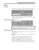 Preview for 15 page of Miele PW 6065 OS Operating And Installation Instructions