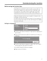 Preview for 17 page of Miele PW 6065 OS Operating And Installation Instructions