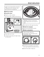 Preview for 25 page of Miele PW 6065 OS Operating And Installation Instructions