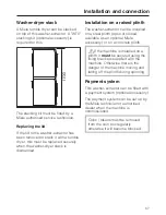 Preview for 57 page of Miele PW 6065 OS Operating And Installation Instructions