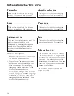 Preview for 72 page of Miele PW 6065 OS Operating And Installation Instructions