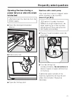 Preview for 41 page of Miele PW 6065 Plus Operating Instructions Manual