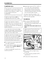 Preview for 48 page of Miele PW 6065 Plus Operating Instructions Manual