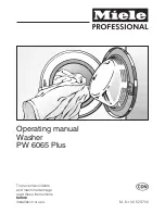 Miele PW 6065 Plus Operating Manual preview