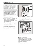 Предварительный просмотр 32 страницы Miele PW 6065 Plus Operating Manual